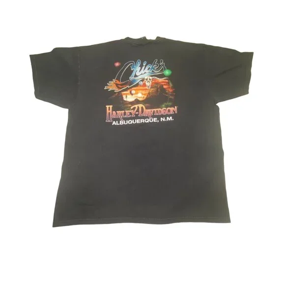 Harley-Davidson Freedom Albuquerque T-Shirt XL Black 100% Cotton - Picture 3 of 8
